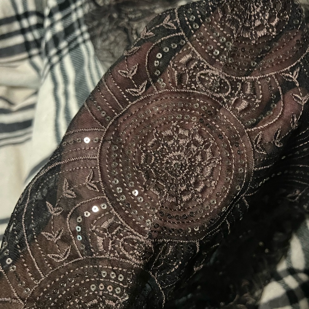 Dreamgirl Black Lace Halter Dress - Picture 3 of 4
